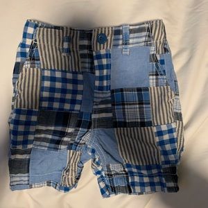 Gap Kids Plaid patch toddler shorts